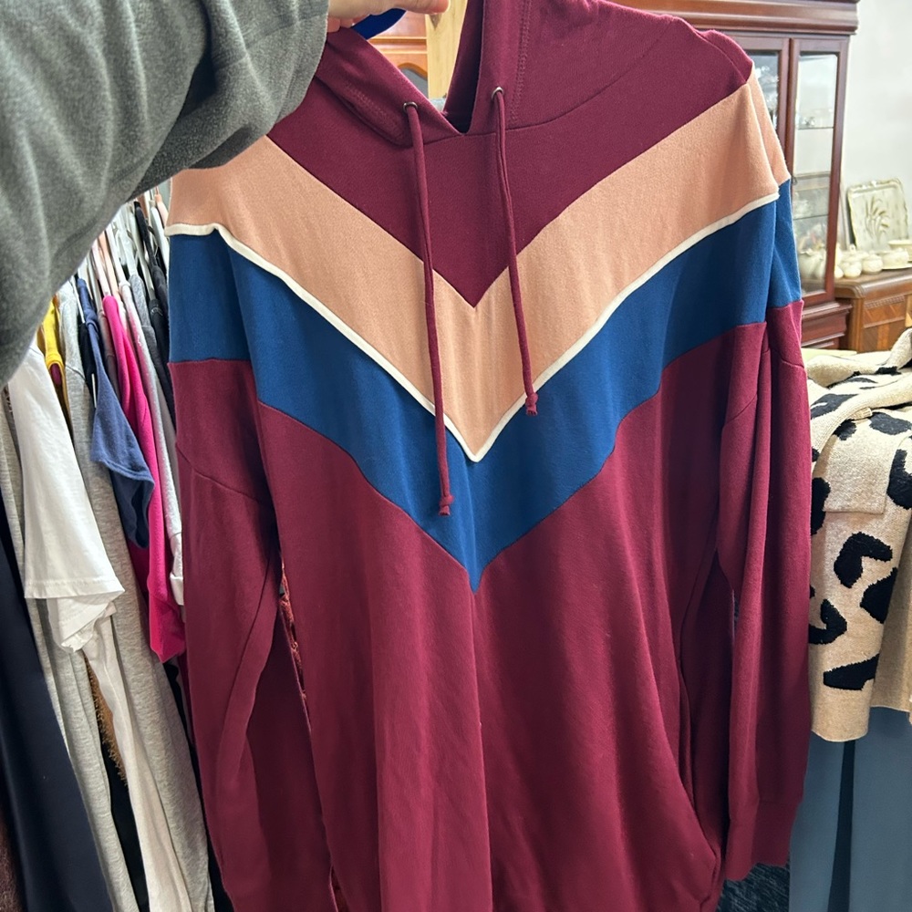 Tunic hoodie size L